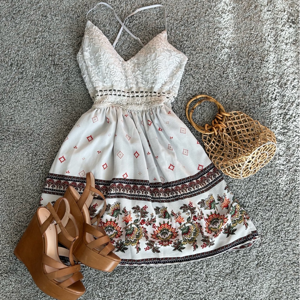 Papaya Mini Dress